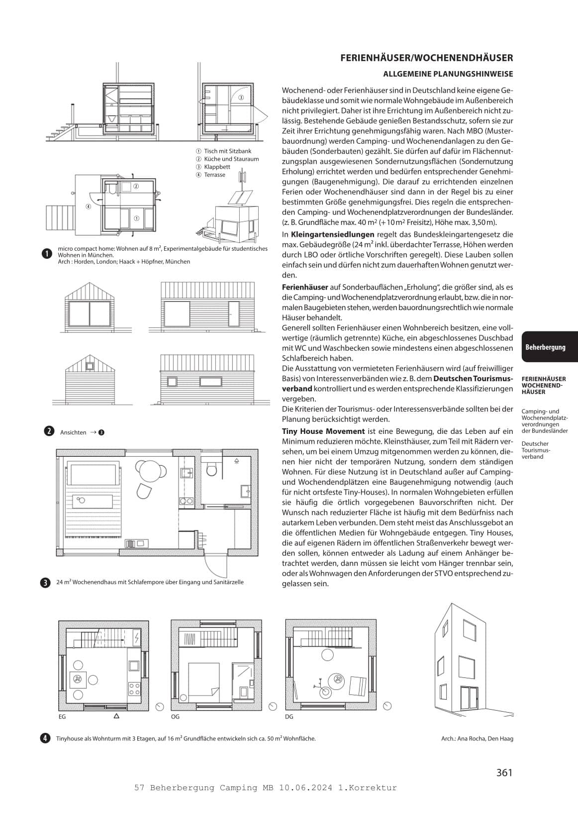 Bauentwurfslehre 44. Auflage, Tiny House