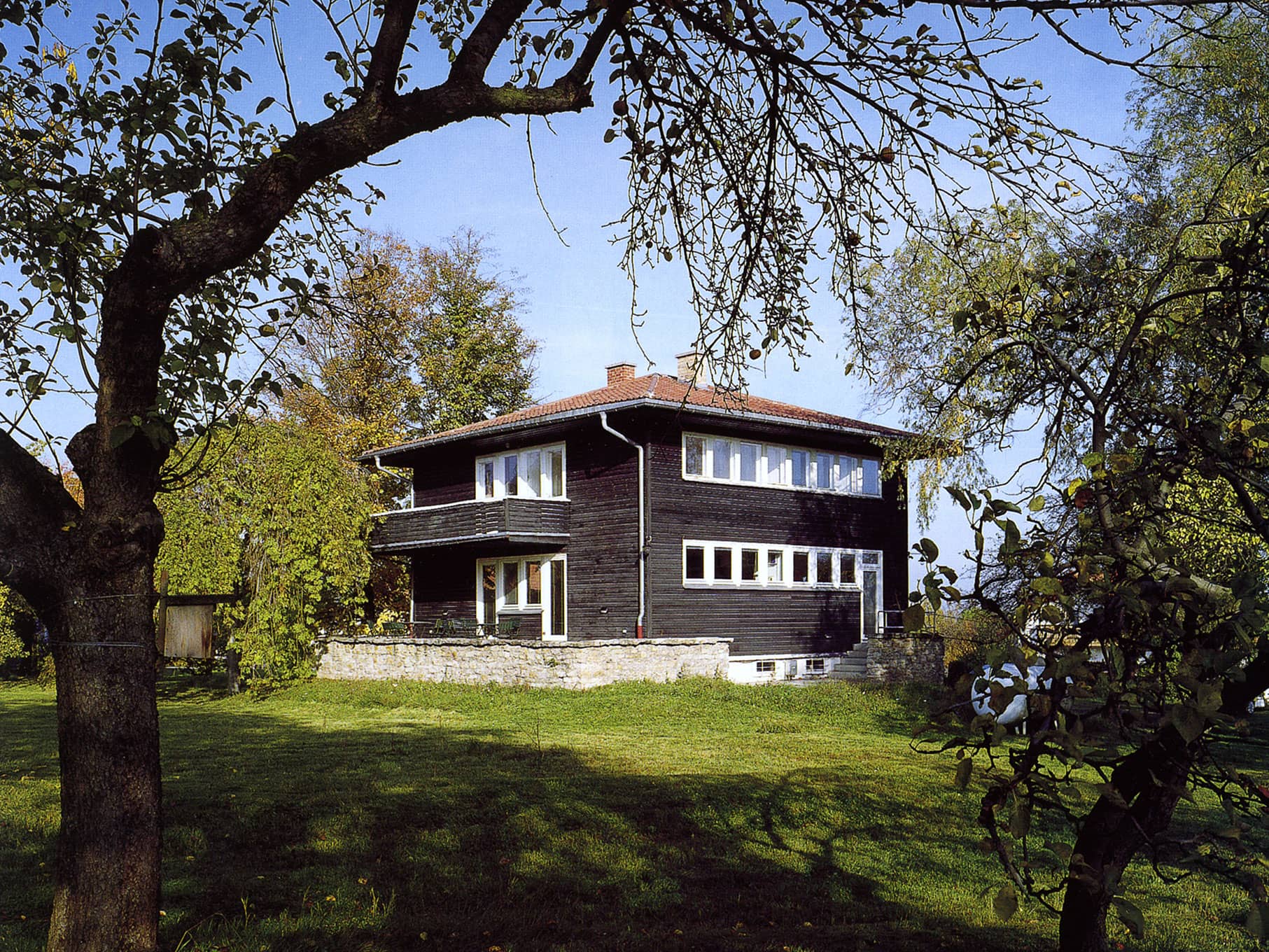 Neufert Haus, Weimar vom Garten gesehen