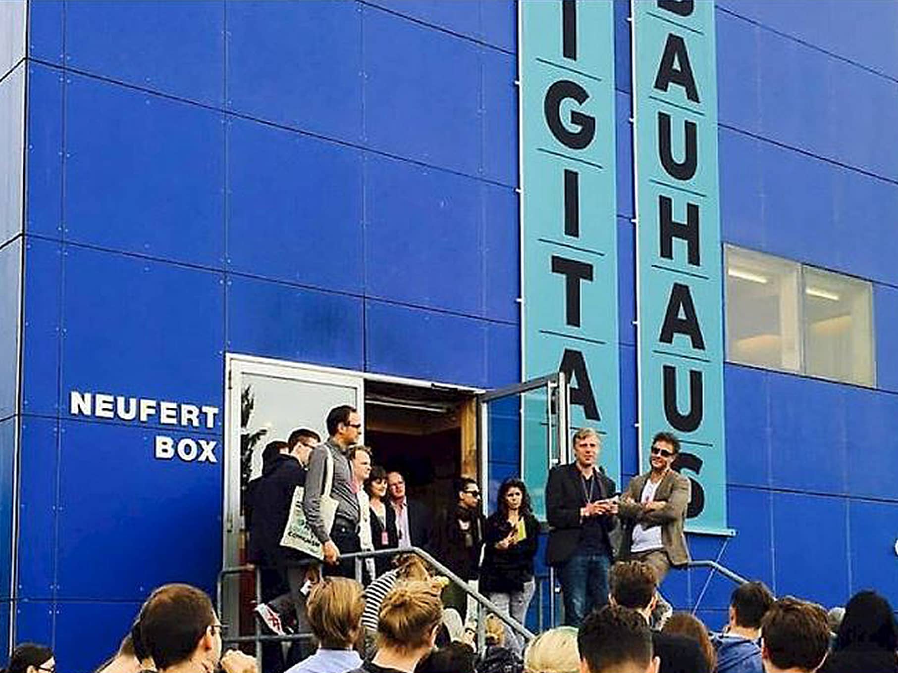Opening “digital Bauhaus” Neufert Box, Weimar