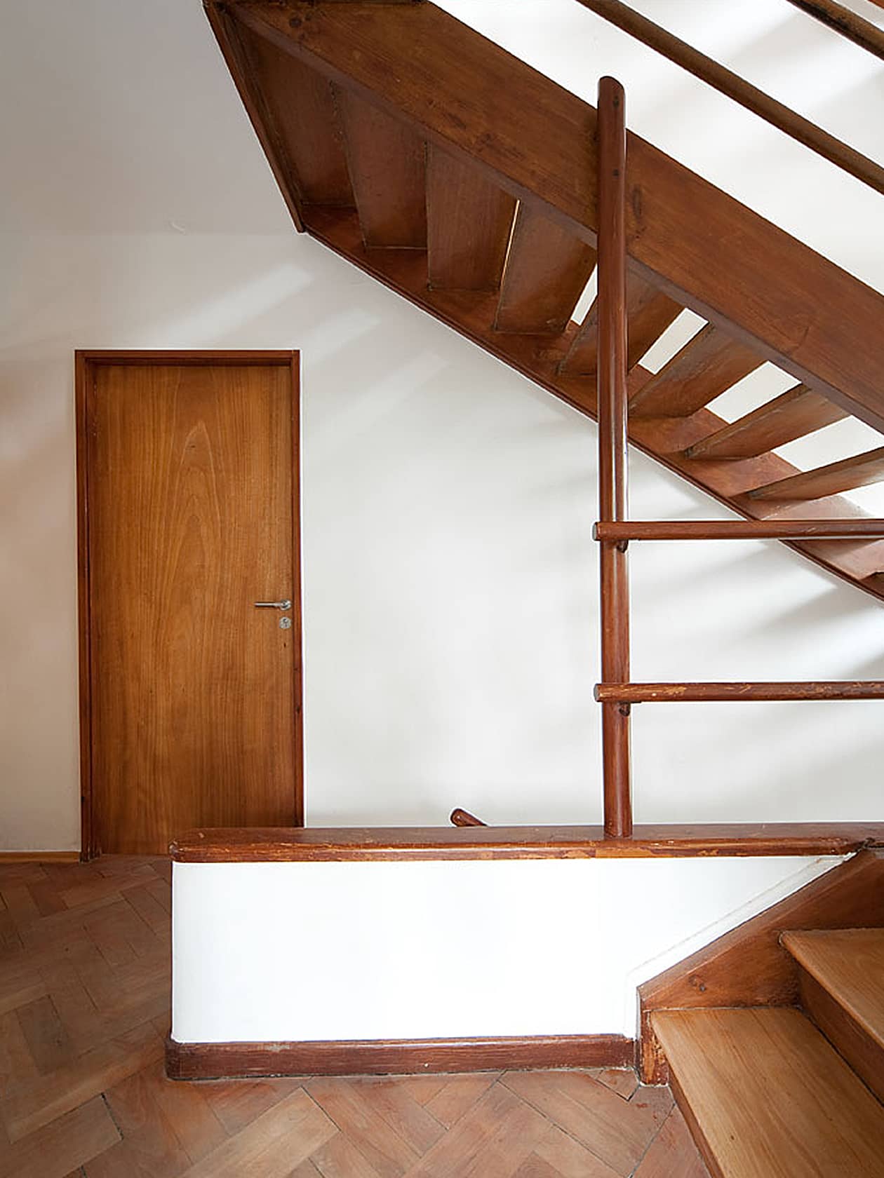 “Neufert House” wooden staircase , Weimar